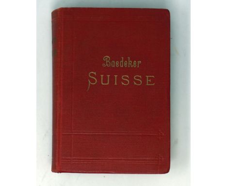 Baedeker, Karl. Konvolut von 48 deutsch-, englisch- und französischsprachigen Reiseführern in verschiedenen Ausgaben (teils d