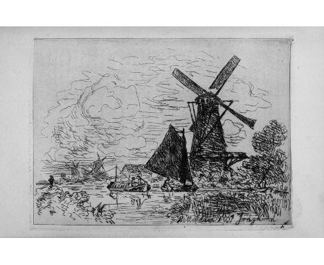 Hamerton, Philip Gilbert. Etching &amp; Etchers. XXVI, 354 S. Mit 35 Original-Radierungen von und nach Appian, Callot, Daubig