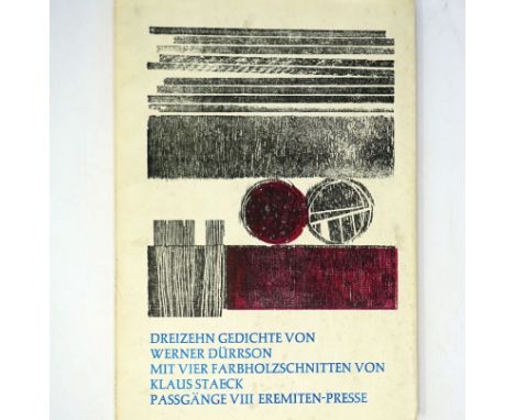 Eremiten-Presse. Konvolut von dreizehn Bänden der "literarisch-graphischen Reihe Passgänge". Mit Originalgrafiken. 24,5 x 17,