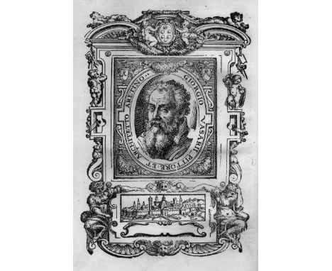 Vasari, Giorgio. Le vite de’ più eccellenti pittori scultori e architettori. Teil I und II (von 3) in 1 Band. 28 Bl., 529 S. 