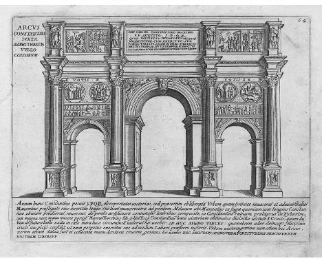 (Lauro, Giacomo. Antiqua urbis splendor hoc est praecipua eiusdem templa, amphitheatra, theatra, circi, naumachiae, arcus tri