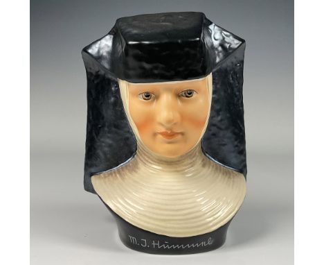 Hand decorated exclusive special edition no.3 figure of Berta Nun Bust. Artist impressed signature on the back of the figurin