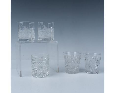 This collection of holders showcases intricate patterns, including buzz saws, dots, columns, and crosshatching, along with a 
