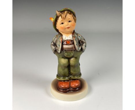 Hand decorated exclusive special edition figure of a young boy showing his confidence to the world. Artist impressed signatur