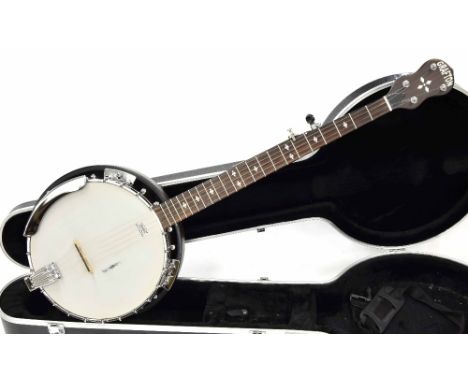 Grafton Clipper five string resonator banjo, with 11" skin and 26.5" scale, Gator hard case