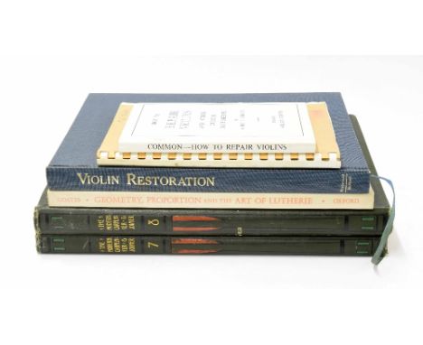 Hans Weisshaar & Margaret Shipman - Violin Restoration, A Manual for Violin Makers, first limited edition 1615/2000, also Kev