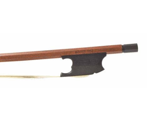 Contemporary baroque bow by and stamped Roger Doe, 53gm