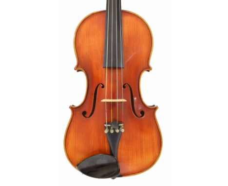 German viola by and labelled Roderich Paesold...1979..., 15 5/8", 39.70cm, bow, case