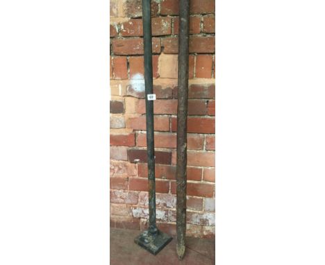 LARGE IRON SPIKE &amp; EARTH FIRMING TOOL