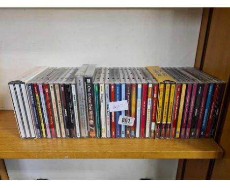 SMALL SHELF OF VARIOUS EASY LISTENING CD'S