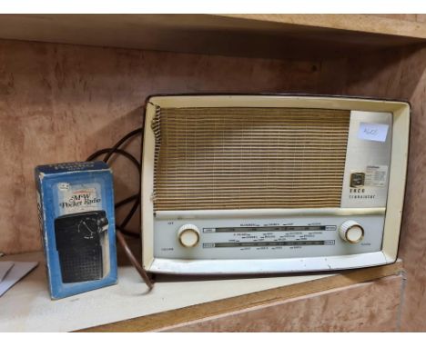 VINTAGE EKCO TRANSISTOR RADIO - A/F &amp; PYE POCKET RADIO