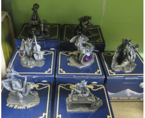 Collection of eight boxed Myth and Magic figurines