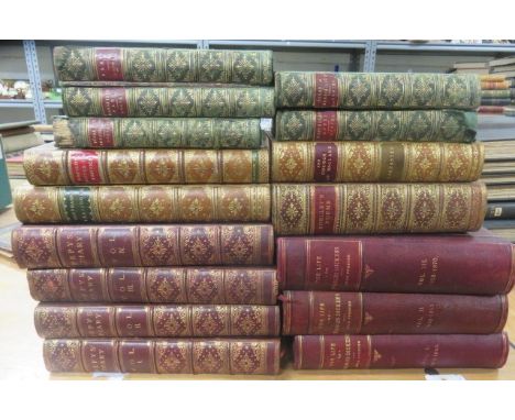 Collection of 18th century and later, leather and cloth bound books to include; CARPENTER, William - A Popular History of the