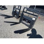 2024 Wolverine MPF-11-2500G Mini Skid Steer Pallet Fork Attachment