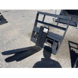 2024 Wolverine MPF-11-2500G Mini Skid Steer Pallet Fork Attachment