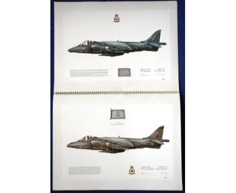 Two large file albums of mainly aircraft squadron prints. 