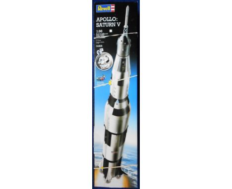 Revell. Apollo - Saturn V rocket plastic kit. 1:96 scale. Boxed. Not known if complete. 