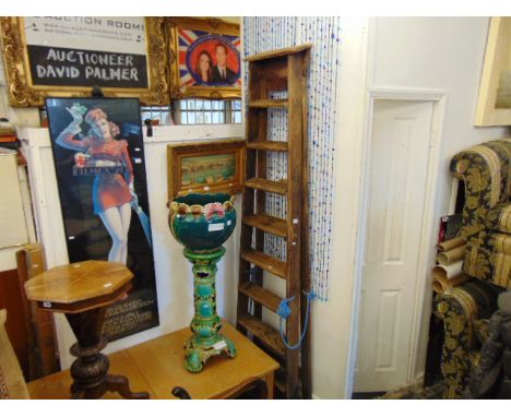 A Pine 7ft step ladder