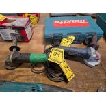 (2) Makita & Hitachi Straight Grinder & Flap Polisher