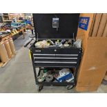 U.S. General 4-Drawer Rolling Tool Chest, Top Lift Compartment