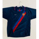 Barcelona jersey signed by Johan Cruyff