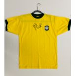 Brazil jersey signed by Pele