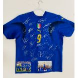 Italy 2006 World Cup champions signed jersey