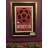 World Cup Mexico print, 5/4000, 24in w x 32in hgt