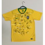 Brazil 2018 World Cup signed jersey