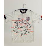 England 1990 World Cup signed jersey (S186)