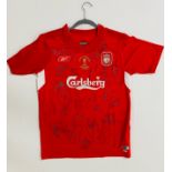 Liverpool 2005 Champions League winners signed jersey