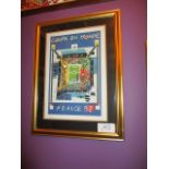 World Cup France 1998 print, 5 of 4000, 24in w x 32in hgt