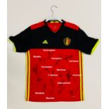Belgium 2018 World Cup signed jersey