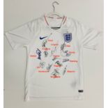 England 2018 World Cup signed jersey