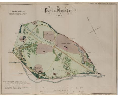 Ireland.- A collection of 7 folding maps, extracted from Parliamentary Reports, together with some of the text reports, inclu