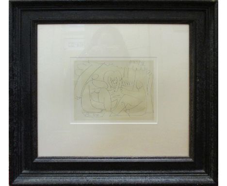 PABLO PICASSO 'Dejeuner sur l'herbe', original lithograph, limited edition of 150, accompanied by COA by Meller Merceax Galle