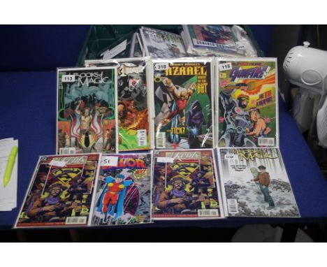 A COLLECTION OF DC COMICS, to include Books of Magic, Gunfire, Azrael, Crossing Midnight, The Kents etc