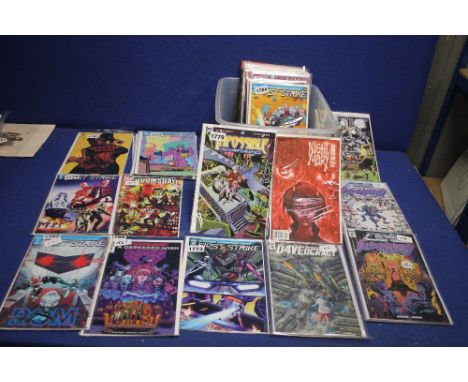 A TRAY OF MISCELLANEOUS COMICS, to include Impossible, First Strike, Wake the Dead, Cosmic Scoundrels etc (TRAY NOT INCLUDED)