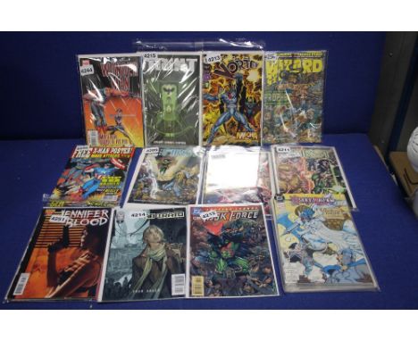 DC JUSTICE LEAGUE TASK FORCE COMIC ISSUE 34 MAY 1996, together with Lion Forge Abirato comic issue 1 of 6, Dynamaite Jennifer