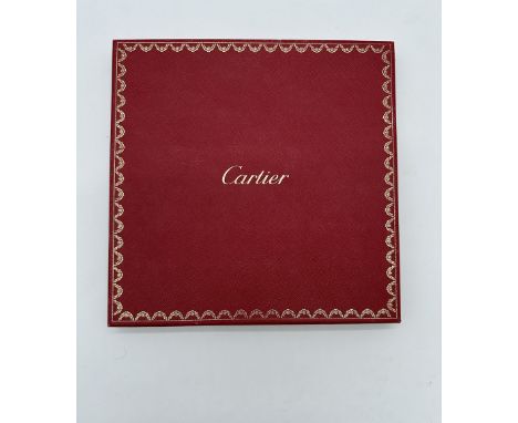 A Cartier original silk scarf, retro design, in original box, 