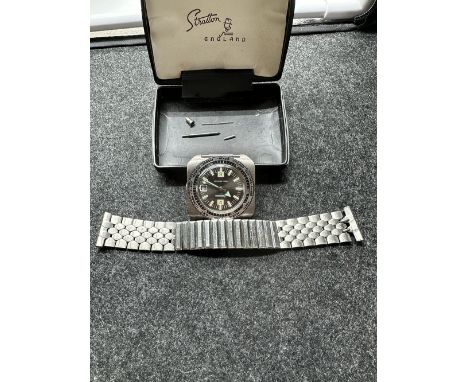 A Timemaster Vintage Diver watch, gents watch from the 1960s, original Swiss made, will require a full service but does work 