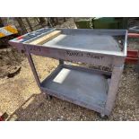 2-Tier Plastic Utility Cart