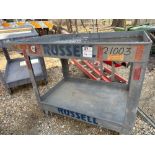 2-Tier Plastic Utility Cart