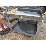 2-Tier Plastic Utility Cart