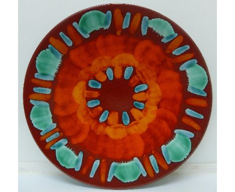 A Poole charger, diameter 41cm