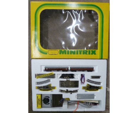 A Minitrix train set, model no. 11007, boxed