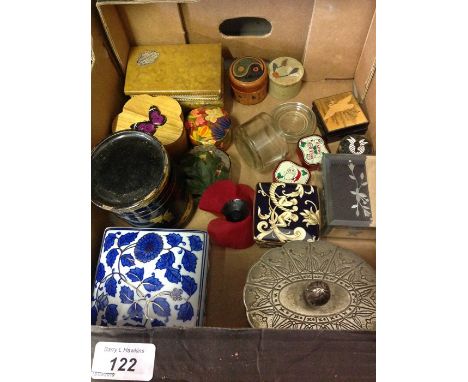 Box of trinket / pill boxes