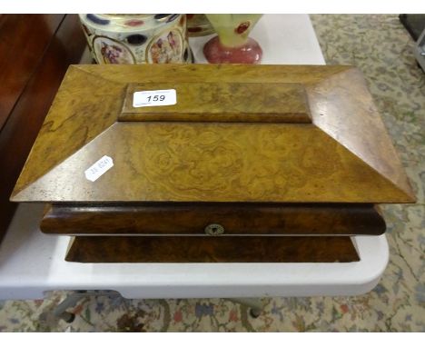 Georgian Sarcophagus Tea Caddy with mixing bowl