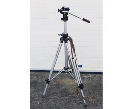 Photography - A Manfrotto Professional Tripod, model # 028 with a Manfrotto # 138 head. [W]