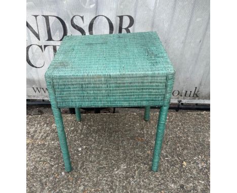 A Lloyd Loom style side table